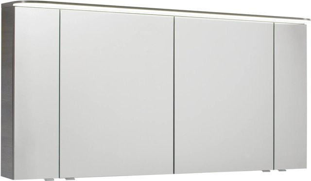 Pelipal Spiegelschrank Quantum 05 in Graphit mit Soft-Close-Türen und Regalen, Breite: 150 cm - Bild 1