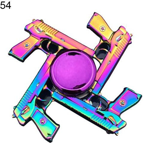 jinleyu Handspinner, Multicolor-Metall-Rainbow-Fidget-Spinner - Bild 1