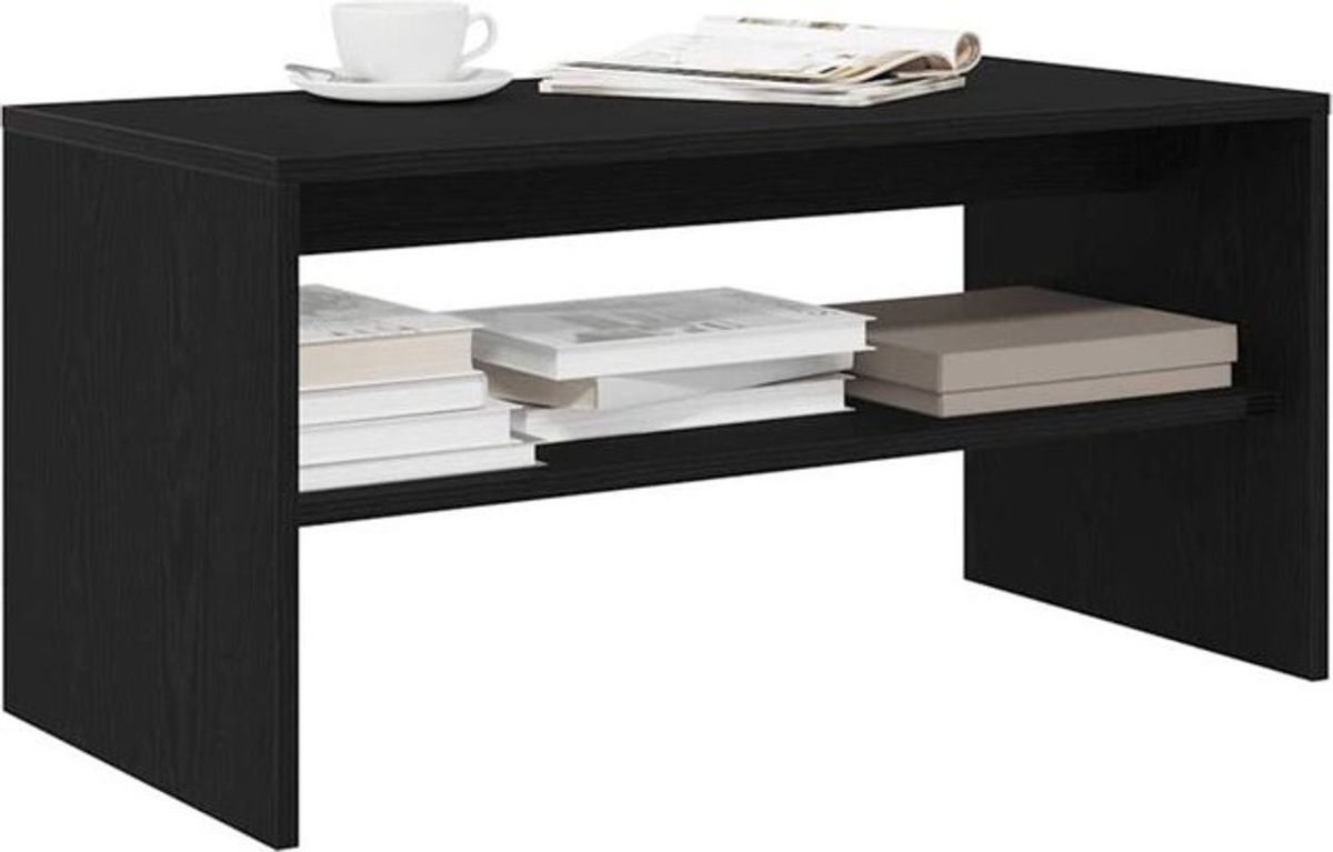 Vidaxl TV-Schrank Modern in Schwarz aus Holzwerkstoff, B/T/H: 80 x 40 x 40 cm - Bild 1