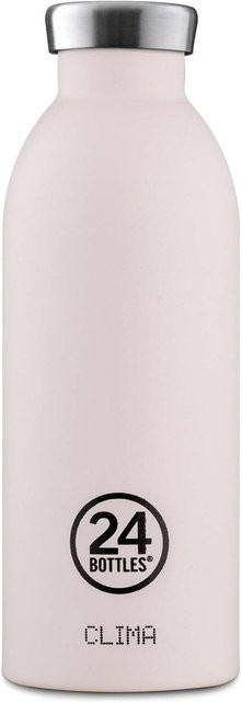 24Bottles Clima Bottle Earth Trinkflasche Gravity Stone Grau Pink 500ml - Bild 1