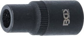 BGS Gewindebohrer-Aufnahme Steckschlüssel-Einsatz 10 mm mit 3/8 Zoll Aufnahme in Schwarz - Bild 1