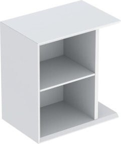 Geberit Seitenelement iCon für wandhängende Handwaschbecken, weiß matt lackiert, B/T/H: 37 x 40 x 24,5 cm - Bild 1