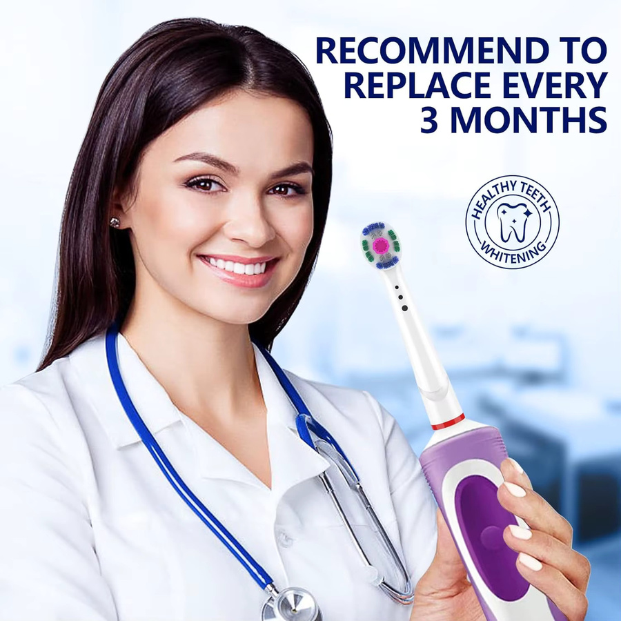 Oral-B 3D Whitening Ersatzbürstenköpfe, Weiß, Unisex - Bild 3