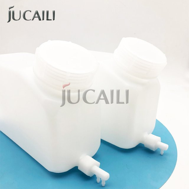 JUCAILI Weißtinten-Zirkulationstank mit Einzel- oder Doppelauslass für DTF-Drucker, 1500 ml, Farbe Weiß - Bild 1
