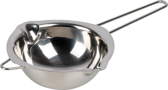 Zenker Edelstahl-Schmelztopf in Silber mit Ausgießrand - Bild 1