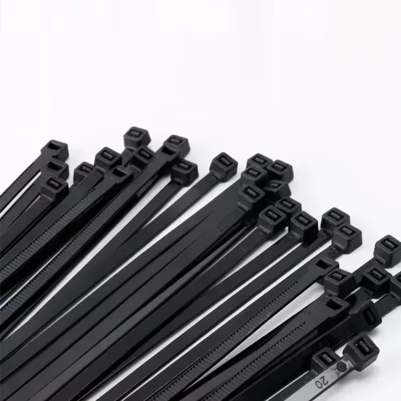 Selbstsichernde Kabelbinder aus Kunststoff und Nylon in Schwarz, B/T/H: 8 x 500 mm - Bild 5