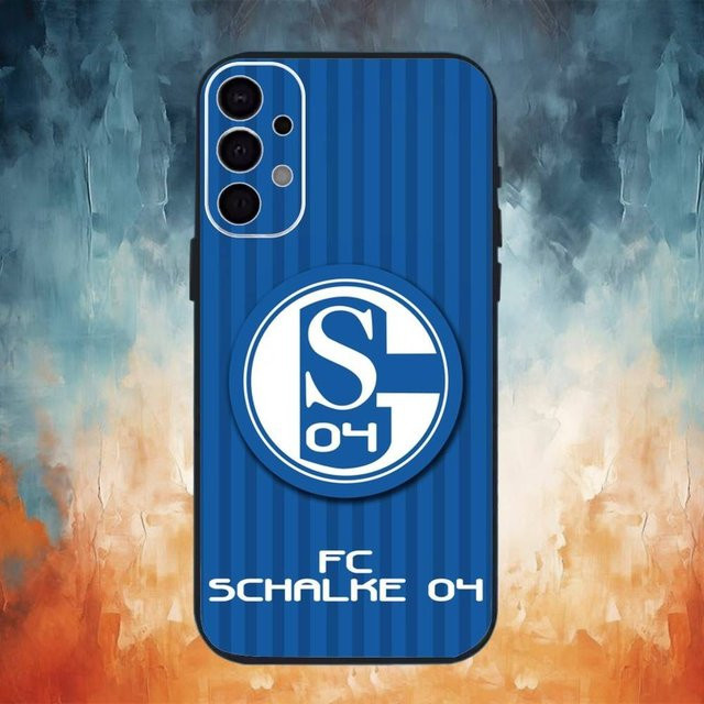 Schalke 04 Team Handyhülle für Samsung Galaxy S23 Plus 5G, Schwarz, Weiche Hülle - Bild 1