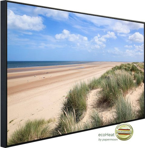 papermoon Infrarotheizung EcoHeat Dünen in Holkham mit Matt-Effekt in Bunt, App-Steuerung und Überhitzungsschutz - Bild 1