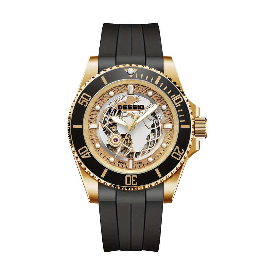Deesio Armbanduhr Automatik, Edelstahl, 41 mm, Herren - Bild 4