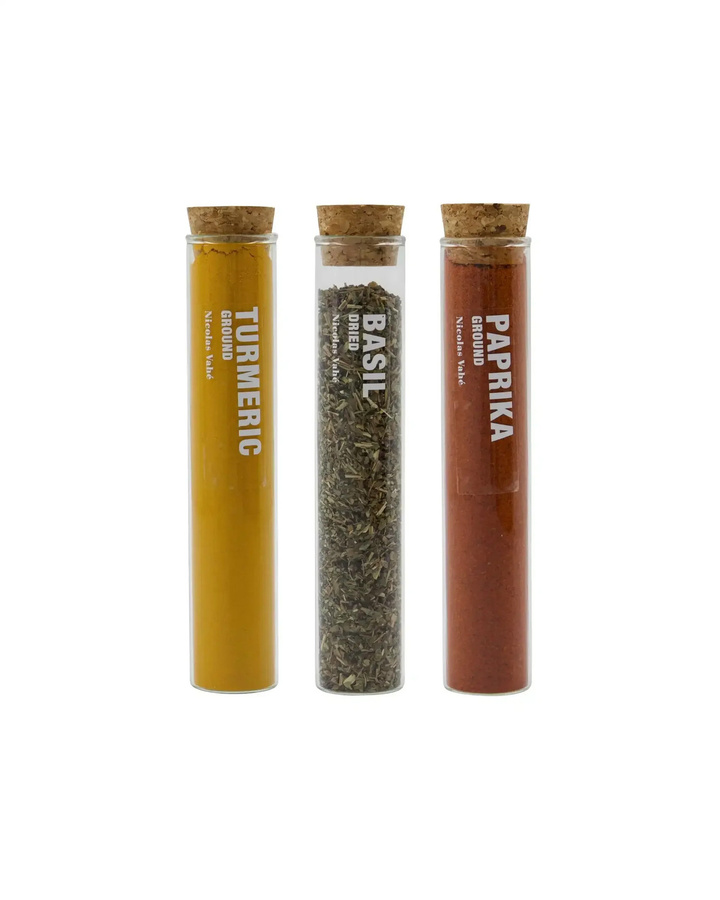 Nicolas Vahe Kräutermischung Set mit 3 Sorten: Basilikum, Paprika, Chili und Kurkuma, mild - Bild 1