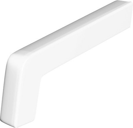 SAREI Seitenteil Fensterblech aus PVC in Weiß, B/H/T: 5,8 x 13,0 x 1,5 cm, 2 Stück - Bild 1