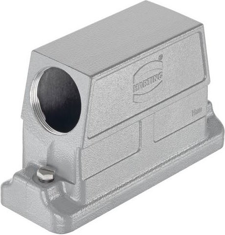 HARTING Tüllengehäuse aus Aluminium in Silber, Artikelnummer 19 39 624 0547 - Bild 1