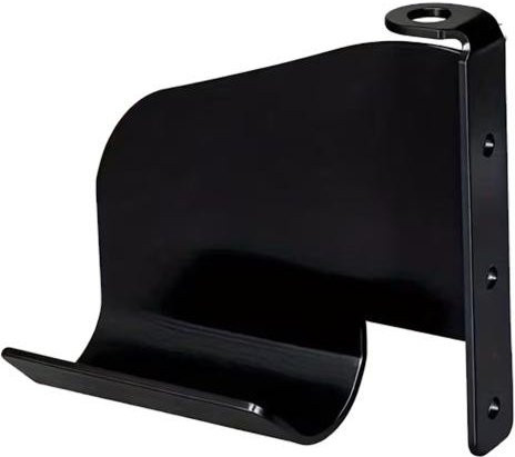 Schwerlast Kettensägenhalter aus Metall als Wandhalterung für elektrische Kettensägen in Schwarz Matt - Bild 1
