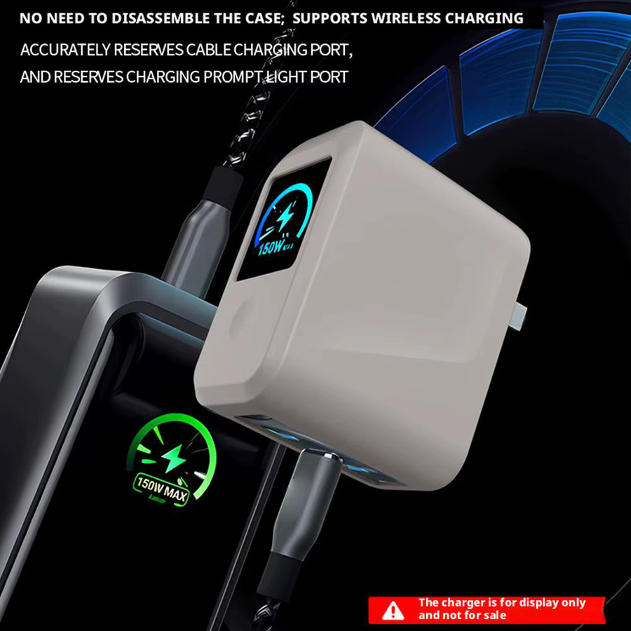 Anker Silikon-Schutzhülle für Anker Prime Charger 160 W in Grau, stoßfest und kratzfest - Bild 4
