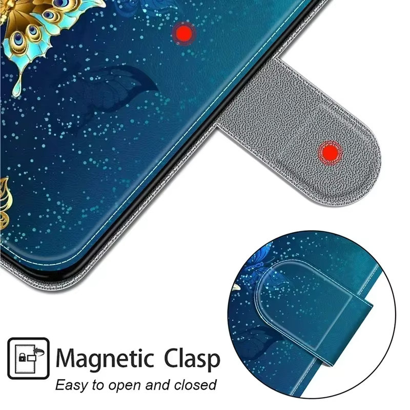 Magnetische Leder-Flipcase Brieftasche für Samsung Galaxy A17 5G SM-A176B - Bild 3