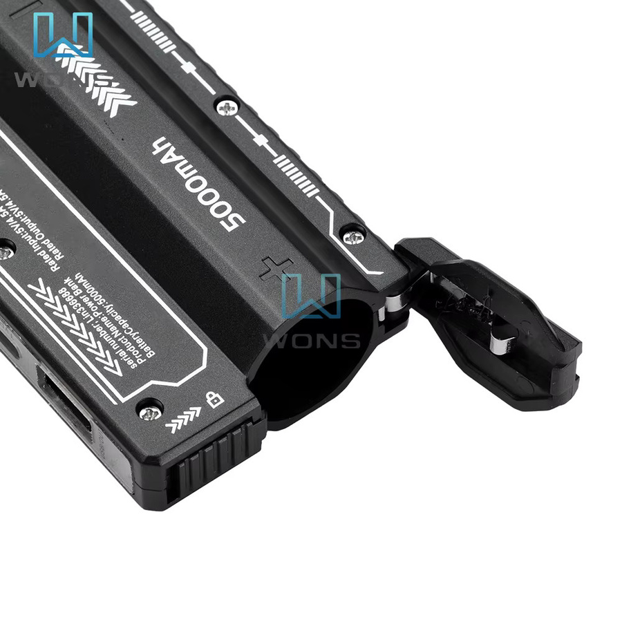 Voktta DIY Powerbank-Gehäuse für 21700 Akkus, 5000 mAh, PD 20 W Schnellladegehäuse mit USB Typ-C, Schwarz - Bild 3