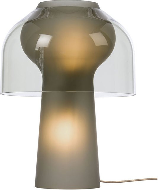 Karman Lilly Tischleuchte aus Glas in Rauchgrau - Bild 1