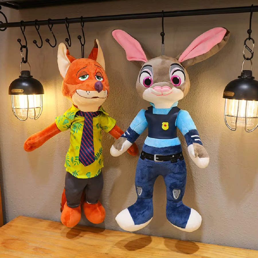 Disney Zootopia Nick Wilde und Judy Hopps Figuren, 40 cm, Set / Bundle - Bild 2