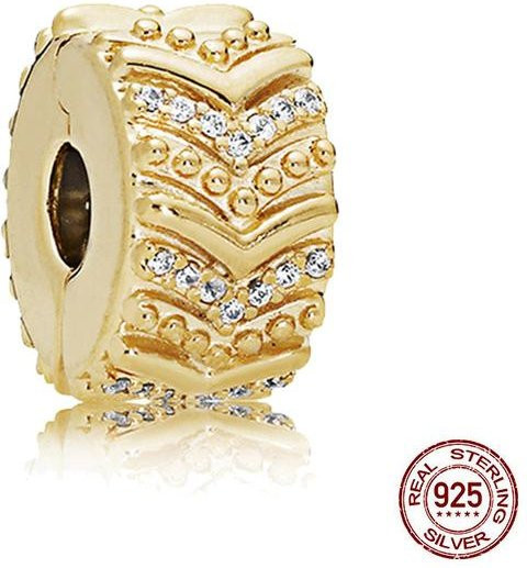 Lily there Clip Charm, 925 Silber, Zirkonia, Perle, Damen - Bild 1