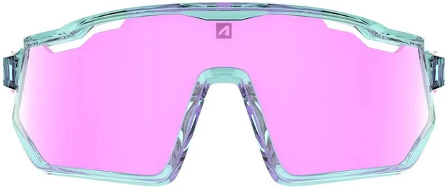 AZR Pro Race RX Sonnenbrille für Kinder, Kunststoff, Vollrand, turquoise, pink - Bild 1