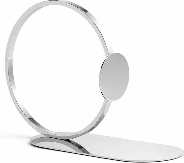 Cooee Design Buchstütze Book Ring aus Edelstahl in Kreisform Durchmesser: 15 cm - Bild 1