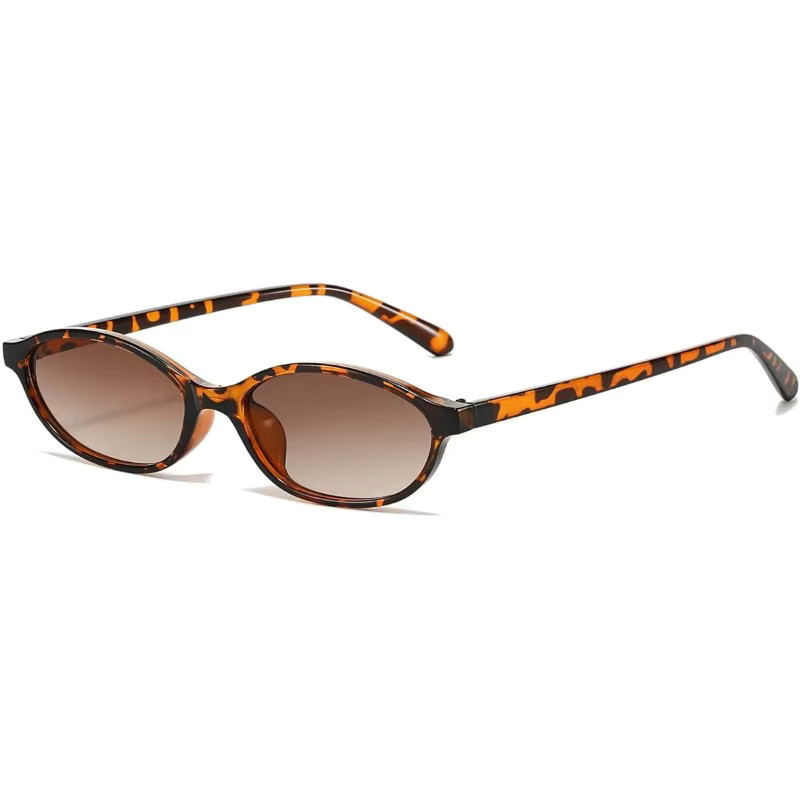 ZUIDID Sonnenbrille Oval, Vollrand, Braun, Kunststoff, Damen - Bild 3