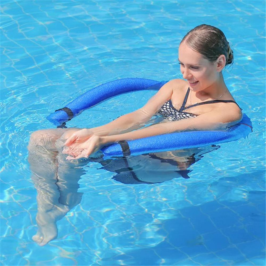 TOMTOP JMS Pool Nudel Schwimmstühle in U-Form, 4er-Set, bunt, Mesh-Sitzflächen - Bild 4