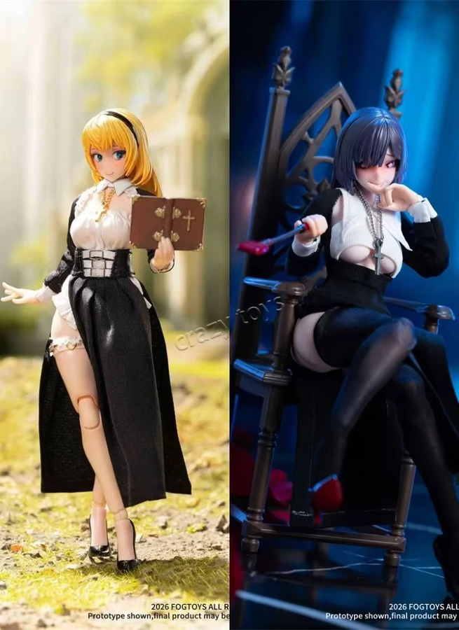 Bandai Fog Toy Nun YU-01A+01Aup Eira YU-01B+01Bup Layla, Actionfigur, 1/12, Einzelfigur, Bunt / Mehrfarbig - Bild 2