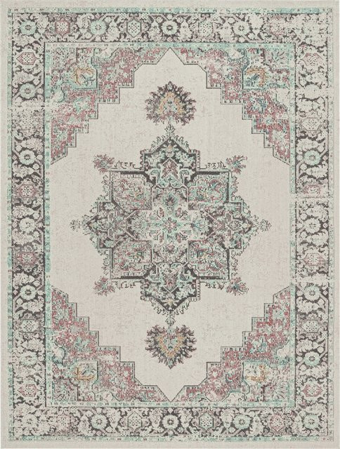 In- & Outdoor-Teppich Torino in Beige im Orientalischen Used-Look, B: 80 cm, L: 150 cm - Bild 1