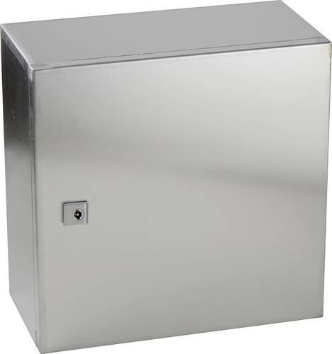 TRU COMPONENTS TC-SS404020 Schaltschrank aus Edelstahl in Lichtgrau, B/T/H: 40 x 40 x 20 cm - Bild 1