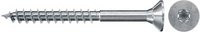 Fischer ClassicFast II Spanplattenschraube mit Senkkopf und Torx, verzinkt, Farbe: Silber/Blau, Durchmesser: 4,0 mm, Länge: 55 mm - Bild 1