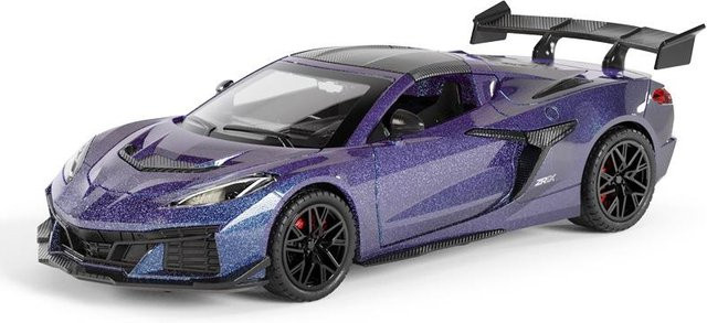 Linyi toy car C8 Sportwagen Modell, 1:32, Metall, mit Licht und Sound, ab 14 Jahren - Bild 1