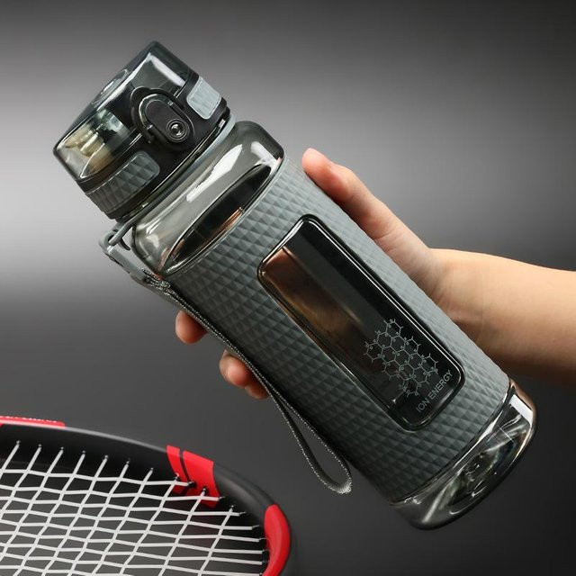 Binchi Outdoor Equipment Sportbecher in Grau, tragbarer taktischer Wasserbecher mit 400 ml Fassungsvermögen für Fitness und Outdoor - Bild 1