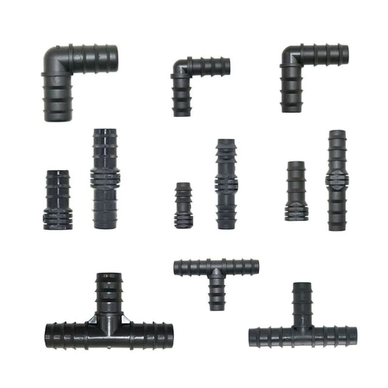 4er Set PE Rohr Barb Anschlüsse für Gartenbewässerung und Tropfbewässerung in 16mm, 20mm und 25mm - Bild 2