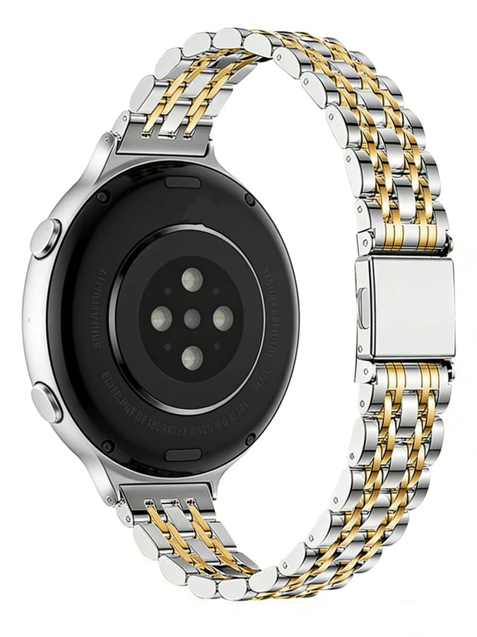 iwujiao Uhrenarmband Edelstahl, Bicolor, gold, Unisex - Bild 1
