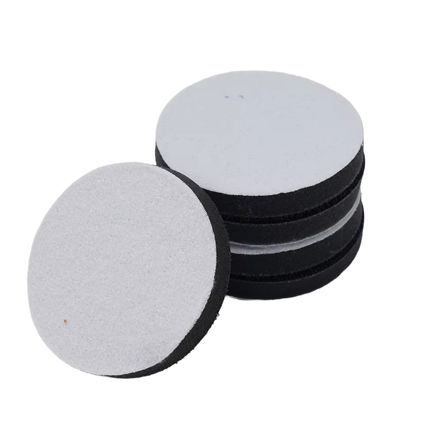 Vibratite Set mit 5 weichen Dichtungsunterlagen und Schwamm-Pufferpads für Klett-Schleifscheiben in Schwarz, Durchmesser: 50 mm und 75 mm - Bild 4