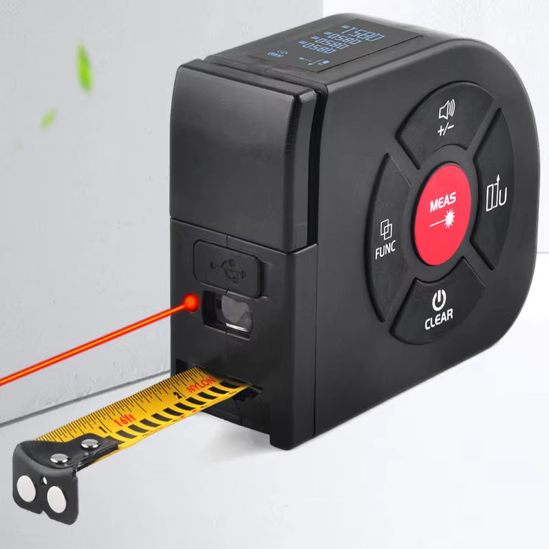 Laser-Entfernungsmesser in Schwarz - Bild 2