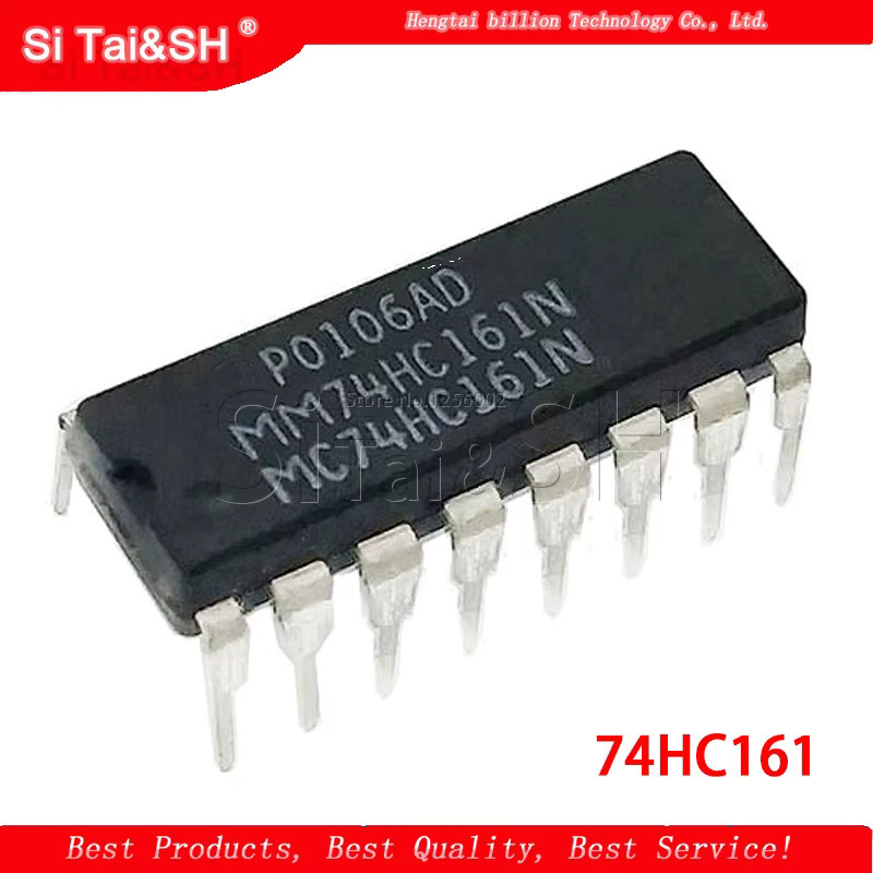 10er Set TC74HC161AP 74HC161 DIP16 IC Zähler von Si Tai&SH in Schwarz - Bild 2