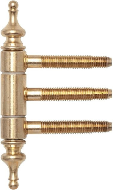 SFS Einbohr-Zierband 3-teilig aus Stahl in Messingoptik mit Aushängesicherung, Durchmesser: 18 mm - Bild 1