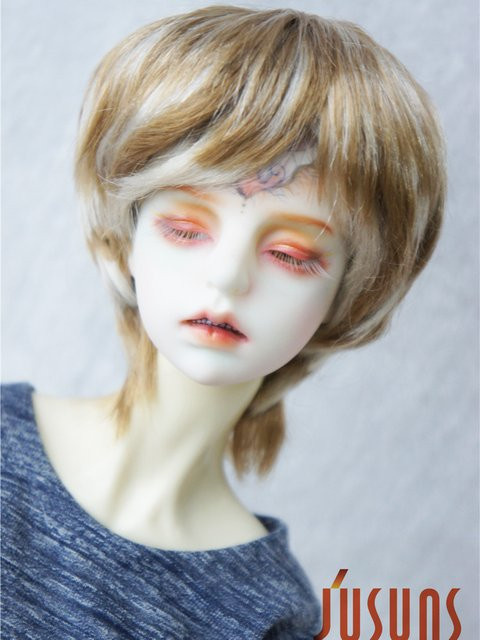 Jusuns BJD Hair JD192 Girlish & Boyish Cut, Puppenzubehör, synthetisches Mohair - Bild 1