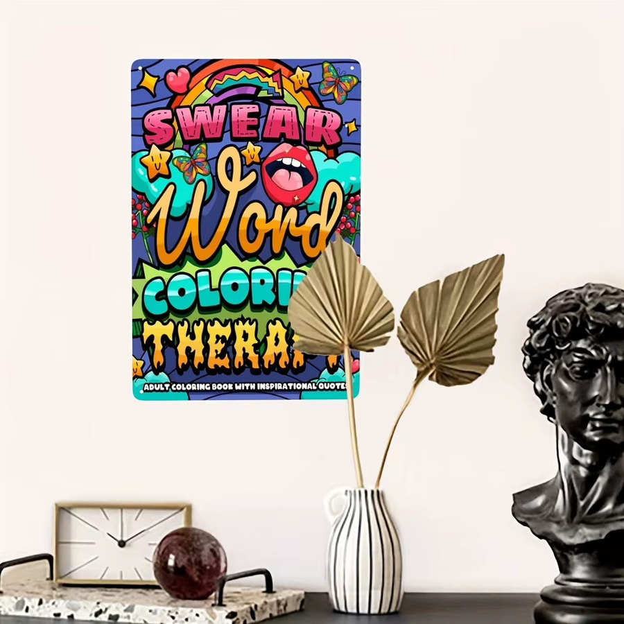 SWEAR Word Coloring Therapy Malbuch für Erwachsene mit inspirierenden Zitaten in Multicolour-Design - Bild 4