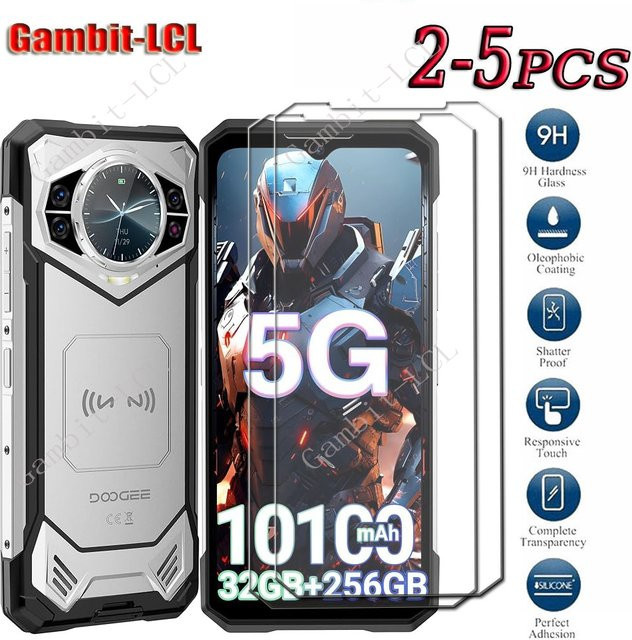 Doogee S200 X S200 Schutzfolie aus gehärtetem Glas 9H HD Display Schutz Transparent 6,72 Zoll - Bild 1