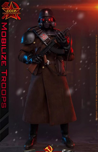 FLAGSET Red Alert Sowjetische Mobilisierung Truppen, Action Figur, 1/6 Modell - Bild 1