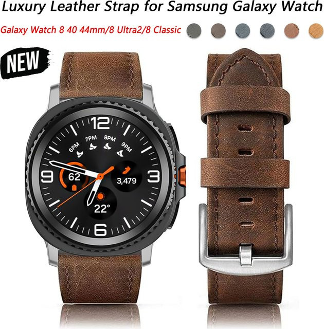 Geekthink Uhrenarmband Leder, brown, Unisex - Bild 1