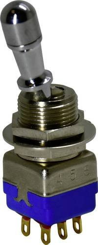APEM 12000 Serie Kippschalter APEM 12146AK-1V in Silber - Bild 1
