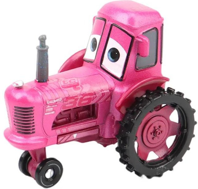 Pixar Disney Cars Lightning McQueen Rhapsodie Matador Bulldozer LKW Hook Erntemaschine, Diecast Metall Auto Modell, 1:55 - Bild 1