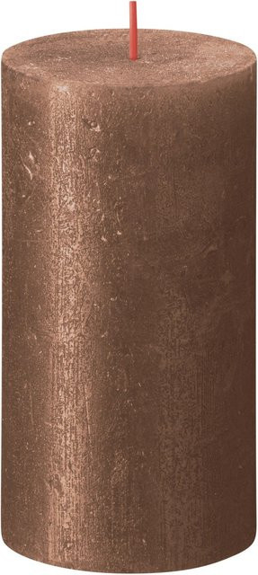 Bolsius Rustik-Kerze Shimmer Kupfer Höhe: 13 cm, Durchmesser: 6,8 cm - Bild 1
