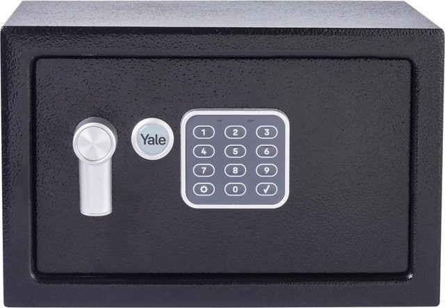 Yale Möbeltresor Value Safe S mit Zahlenschloss und Schlüsselschloss, Schwarz - Bild 1