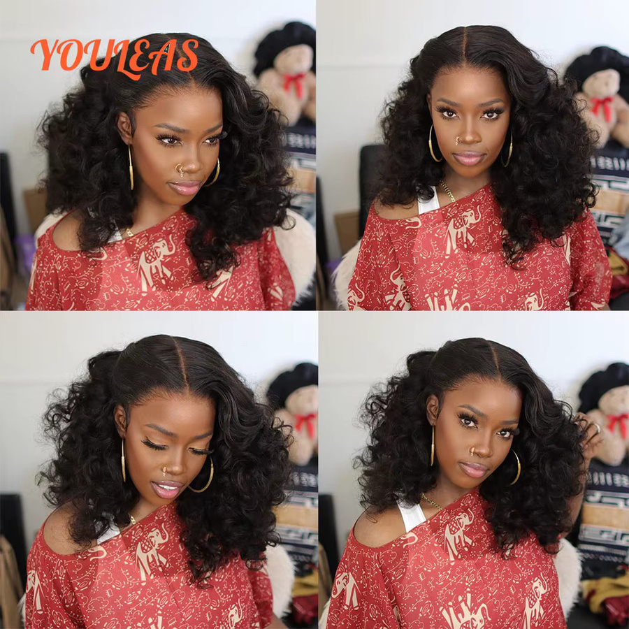 Youleas Loose Wave Perücke, 100% Echthaar, 250% Dichte, Damen - Bild 3