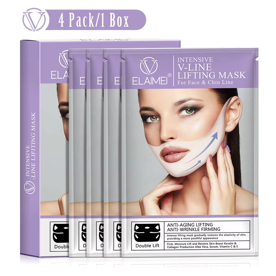 Quedonc V-Line-Maske, 4 Stück, Gesichtslifting, Unisex - Bild 3